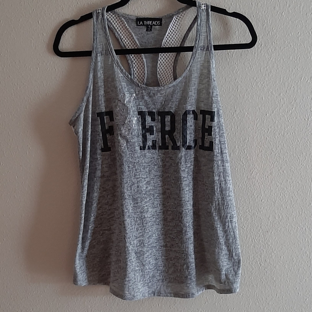 LA Threads Active Tank Small Grey